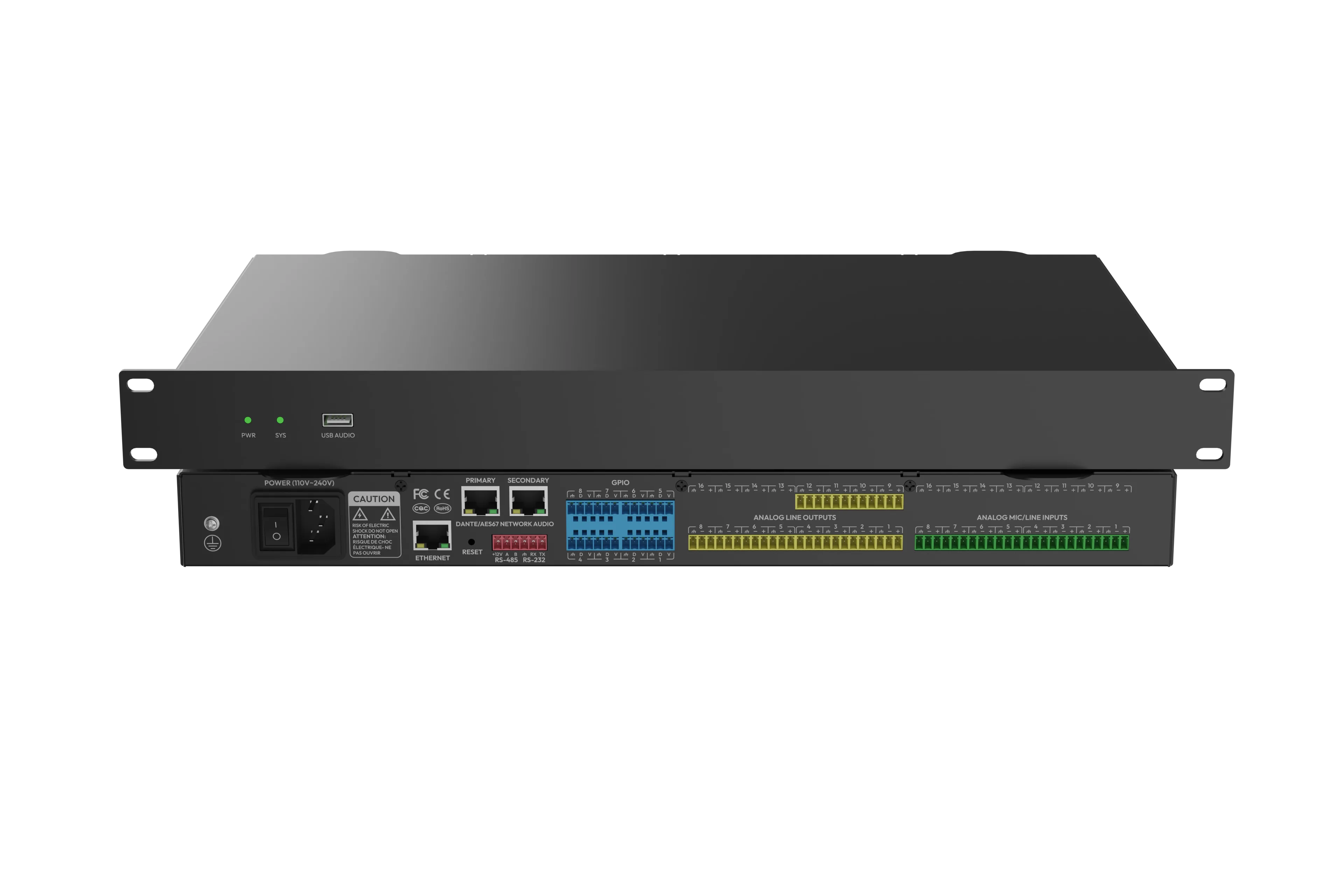 NLP1208D · rack front