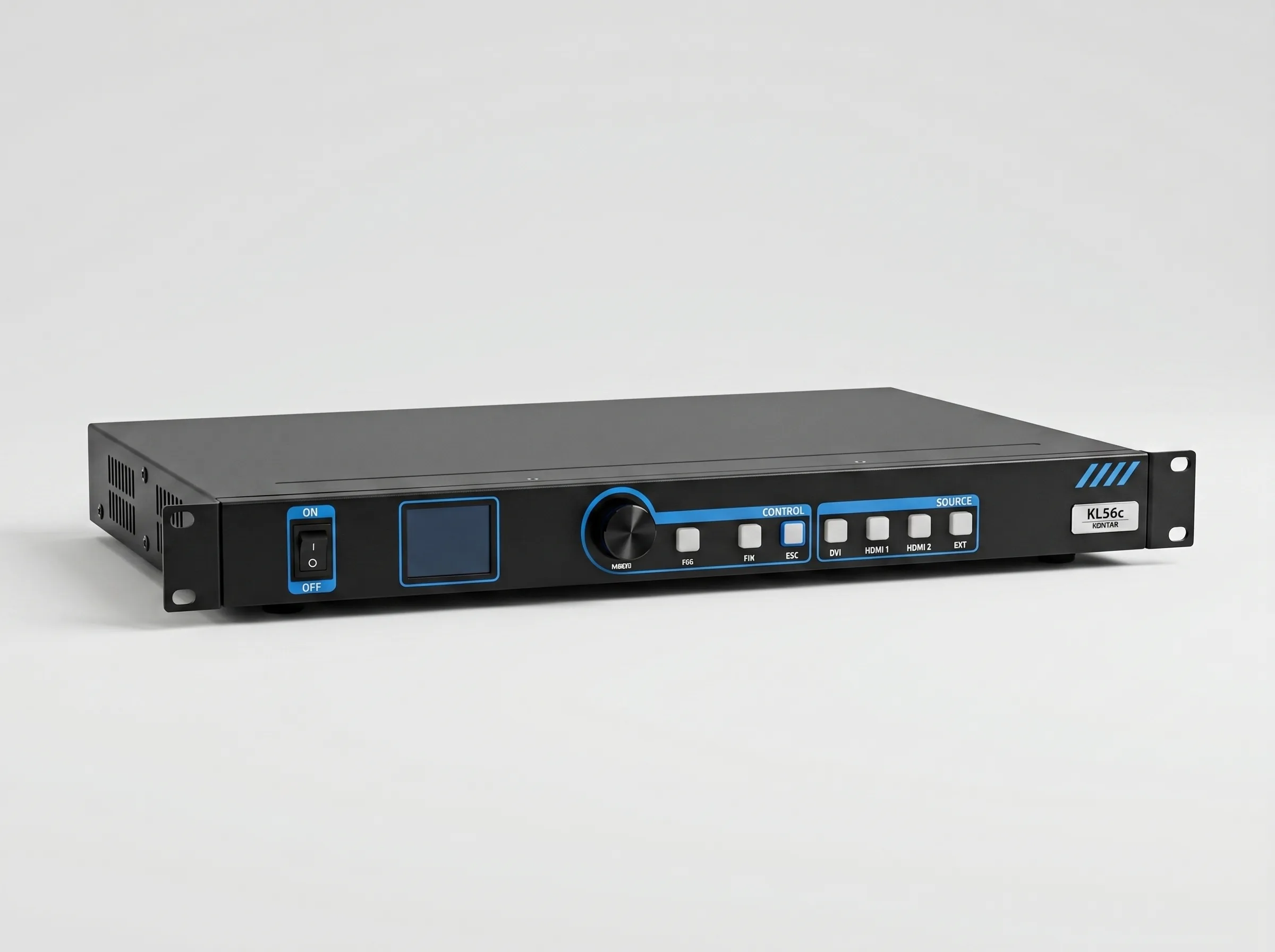 All processors VP-X4 · 8-in, 4-out broadcast switcher with SDI + NDI.